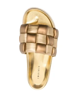 Women Inuikii Braided Faux-leather Slides -Nike || Ugg || Gucci Shoes Shop 20138221 50073939 1000