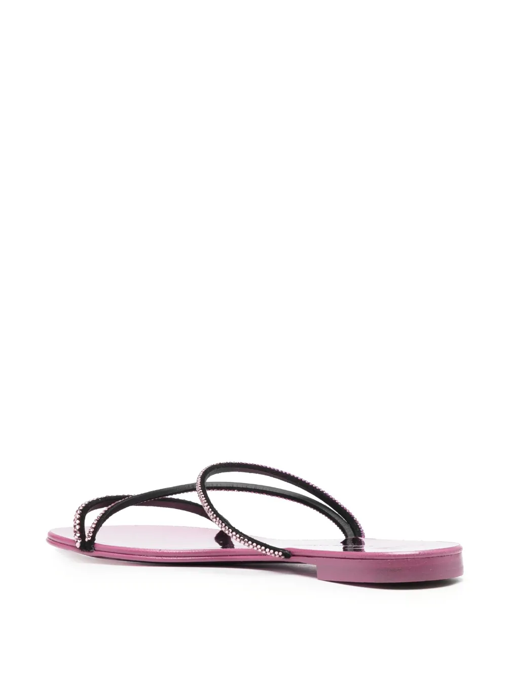 Women Giuseppe Zanotti Crystal-embellished Flat Slides 5 Women Giuseppe Zanotti Crystal-embellished Flat Slides - Image 3