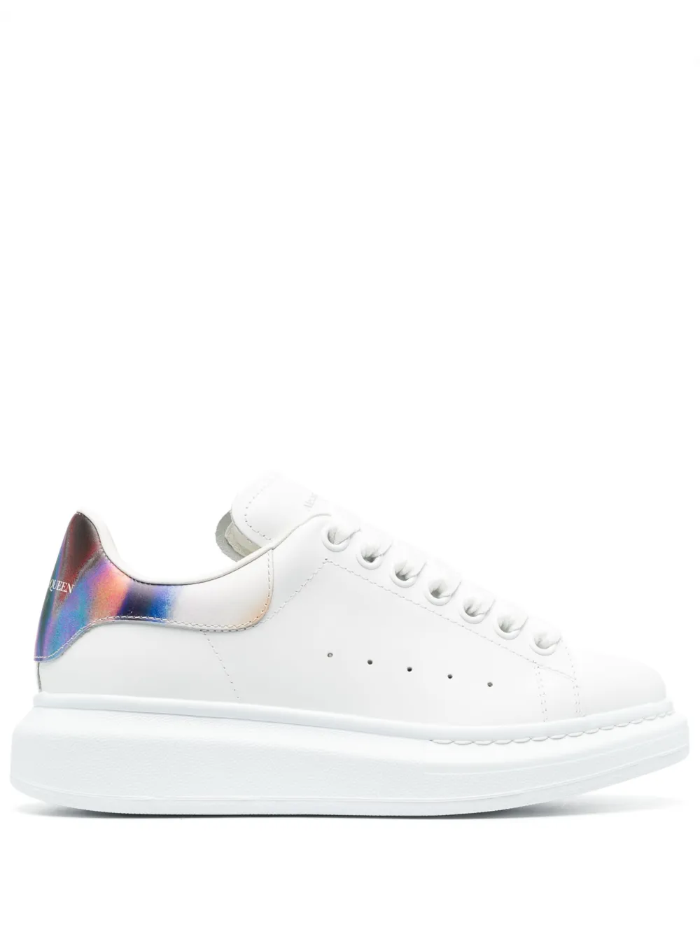 Women Alexander McQueen Oversized Contrast-heel Low-top Sneakers 3 Women Alexander McQueen Oversized Contrast-heel Low-top Sneakers