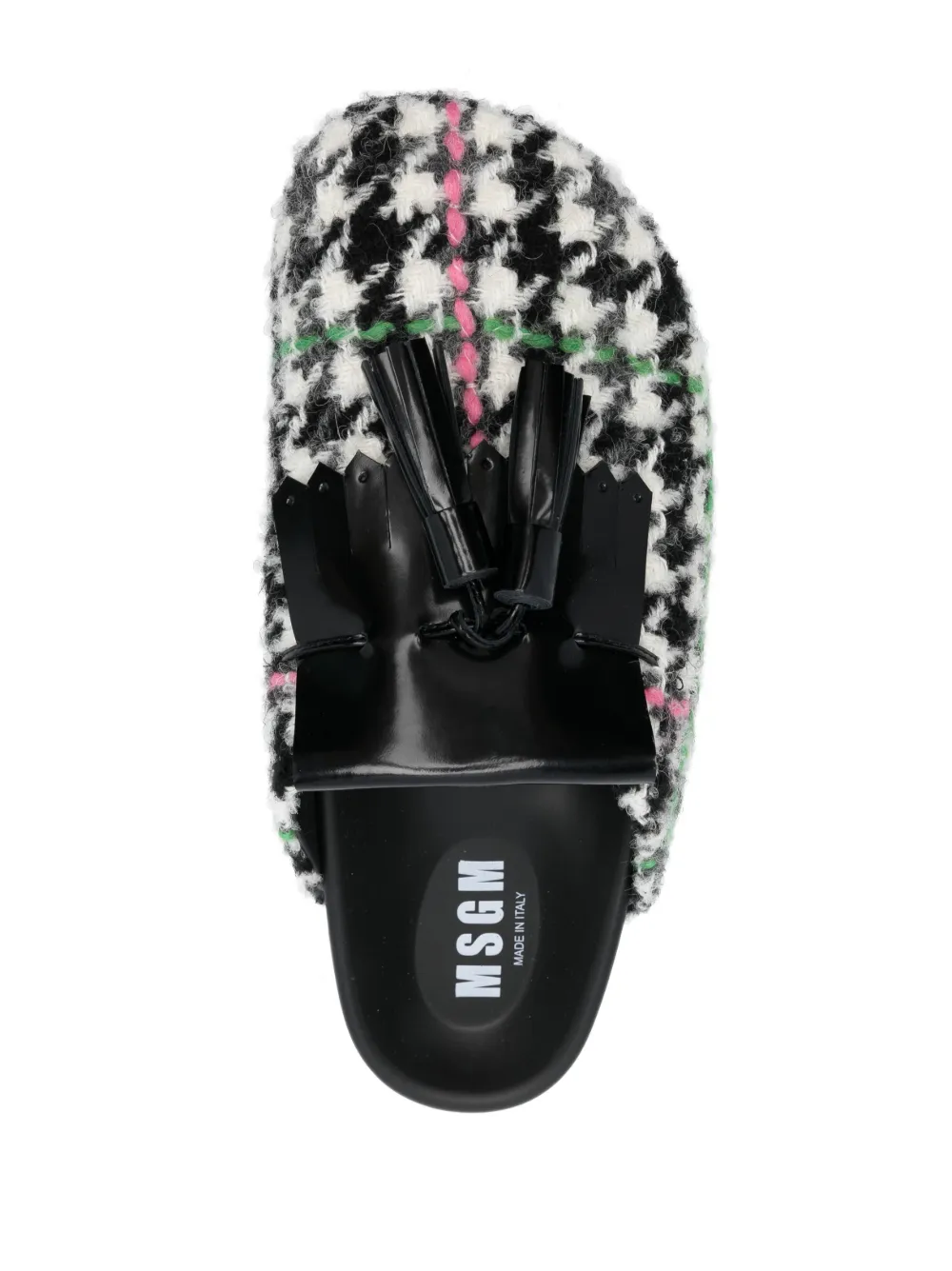 Women MSGM Tassel-embellished Leather Slides 6 Women MSGM Tassel-embellished Leather Slides - Image 4