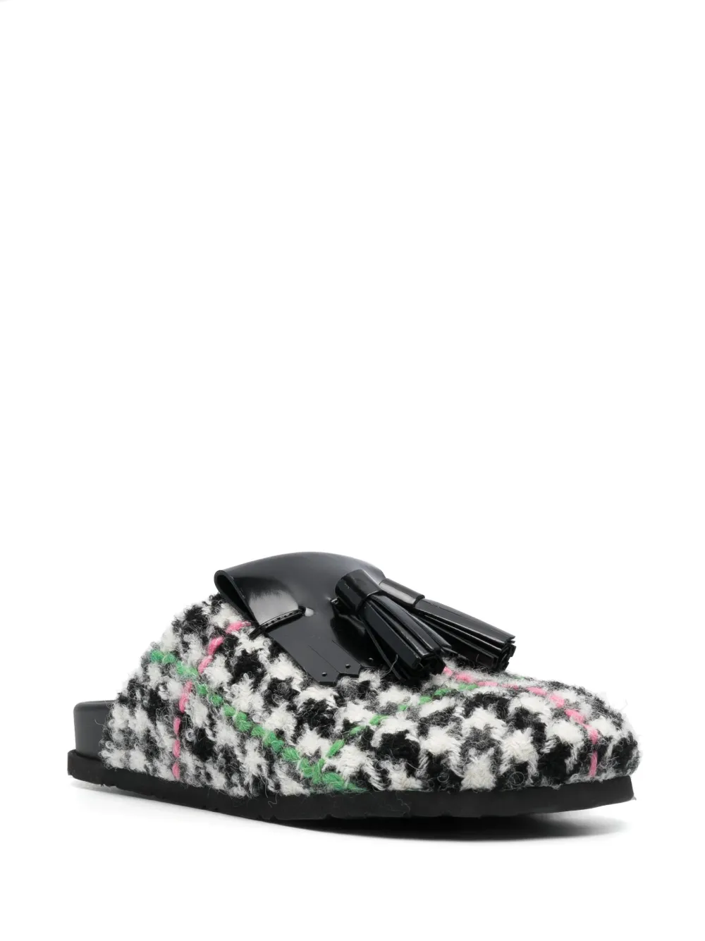 Women MSGM Tassel-embellished Leather Slides 4 Women MSGM Tassel-embellished Leather Slides - Image 2