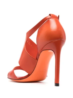 Women Santoni 105mm Leather Sandals -Nike || Ugg || Gucci Shoes Shop 20227153 50295182 1000