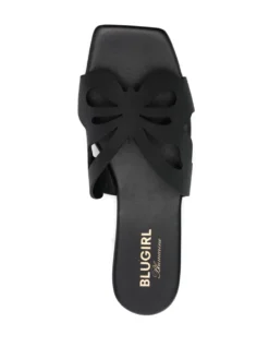 Women Blugirl Open-toe Leather Flat Sandals -Nike || Ugg || Gucci Shoes Shop 20242331 50331851 1000