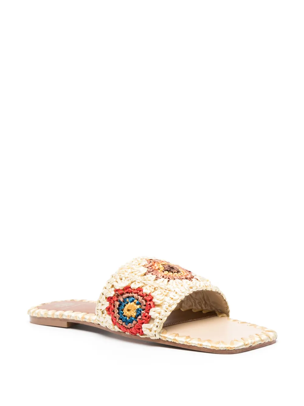 Women DE SIENA SHOES Crochet Flat Slides 4 Women DE SIENA SHOES Crochet Flat Slides - Image 2