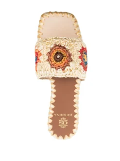 Women DE SIENA SHOES Crochet Flat Slides 9 Women DE SIENA SHOES Crochet Flat Slides -Nike || Ugg || Gucci Shoes Shop 20245444 50215412 1000