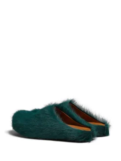 Women Marni Sabot Brushed Leather Slides -Nike || Ugg || Gucci Shoes Shop 20249260 50183689 1000