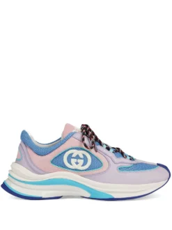 Women Gucci Gucci Run Suede Sneakers