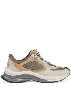 Women Gucci Run Suede Sneakers
