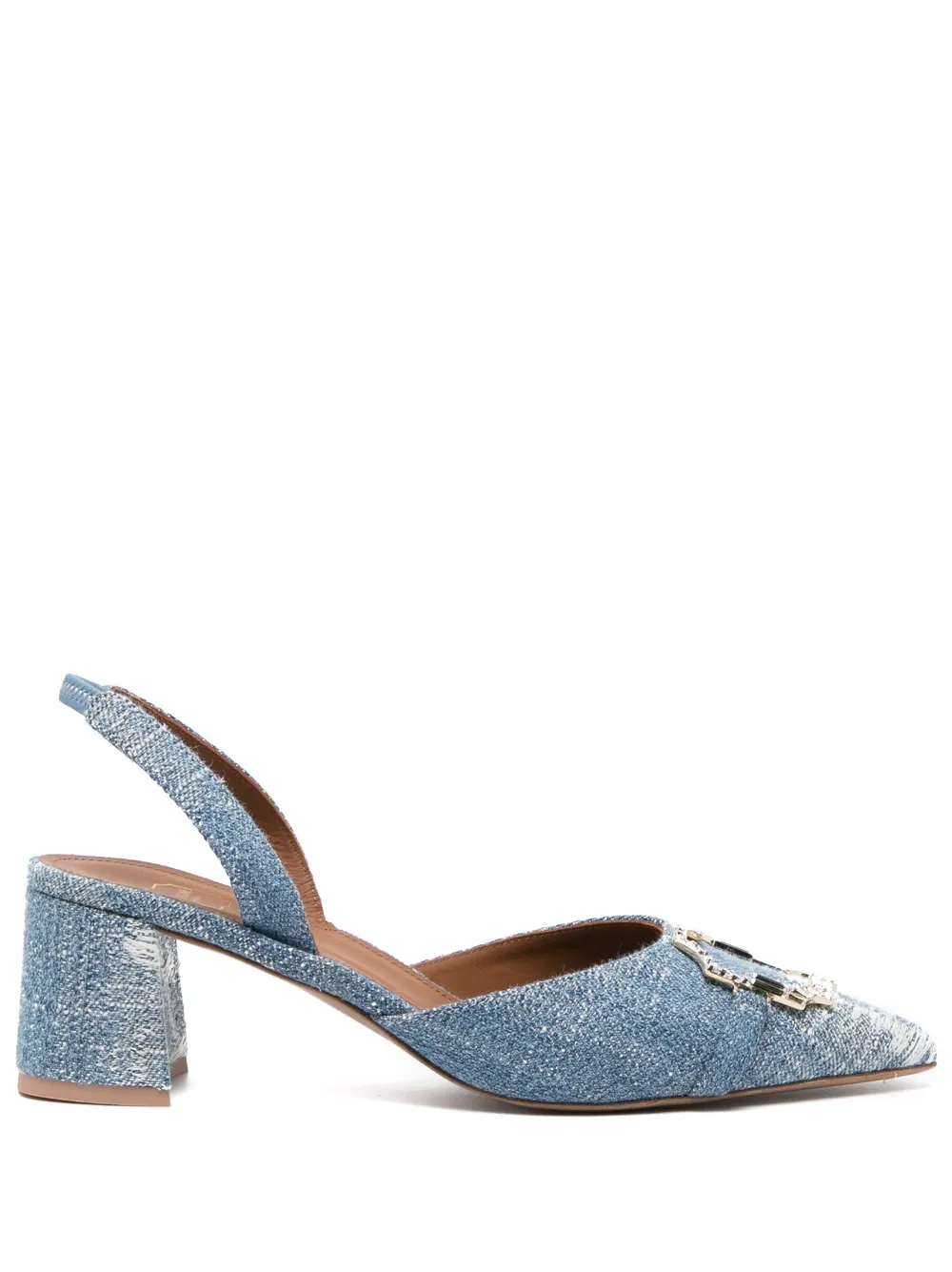 Women Malone Souliers Misha 45mm Denim Sandals 3 Women Malone Souliers Misha 45mm Denim Sandals
