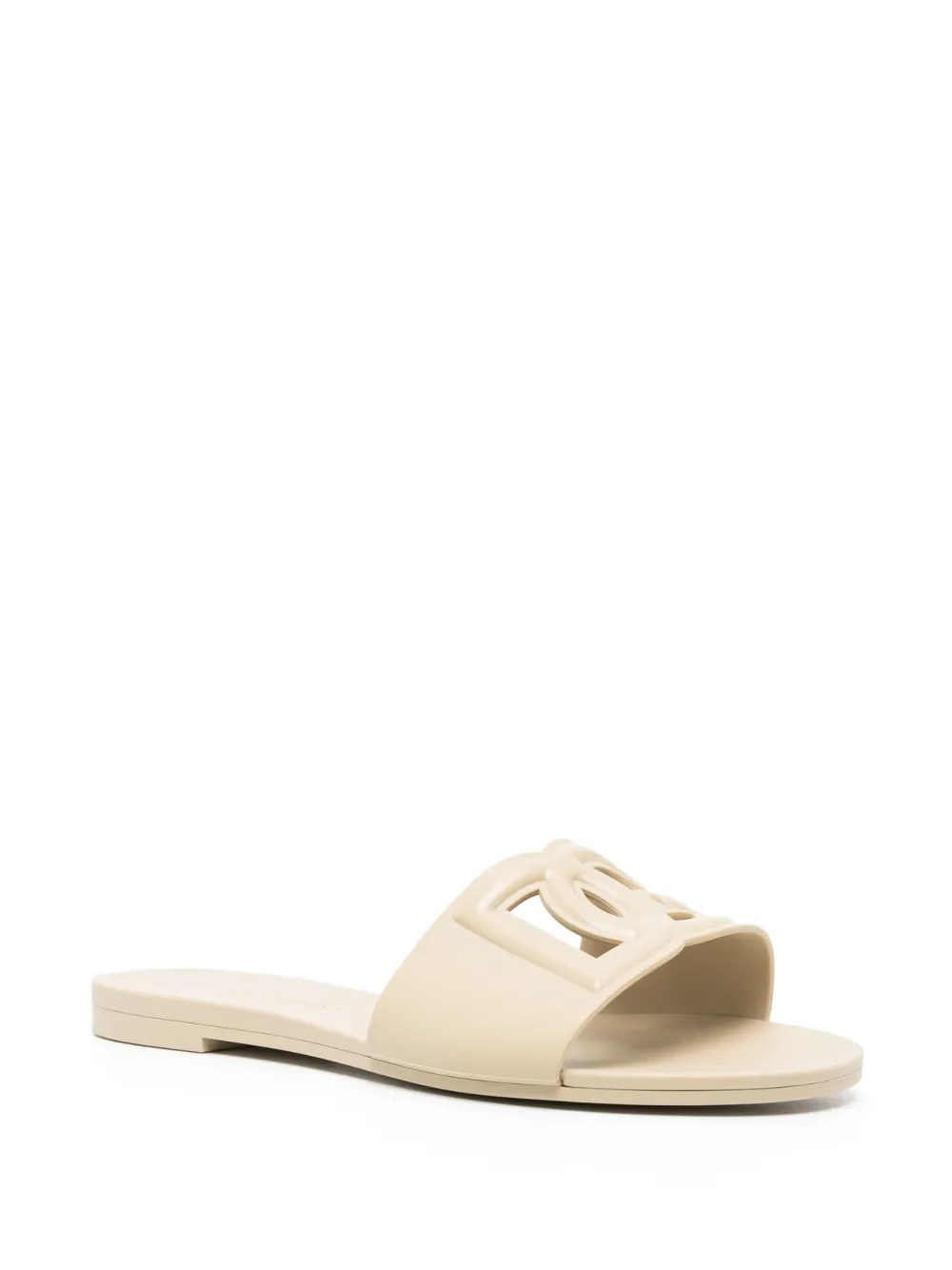 Women Dolce & Gabbana Bianca DG-logo Slides 4 Women Dolce & Gabbana Bianca DG-logo Slides - Image 2